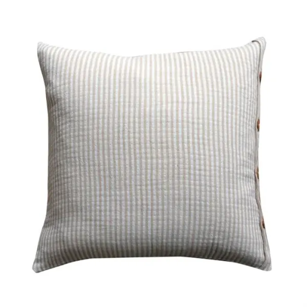 Pagunette Prydnadskuddar - Stripey Cover - str. 50x50 cm. - Beige